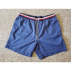 Vintage Tommy Hilfiger Mens Blue Swim Shorts Size 2XL